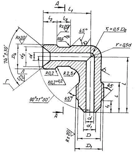 Pipe Fitting Elbows for Pipeline Connections (GOST 13977-72)