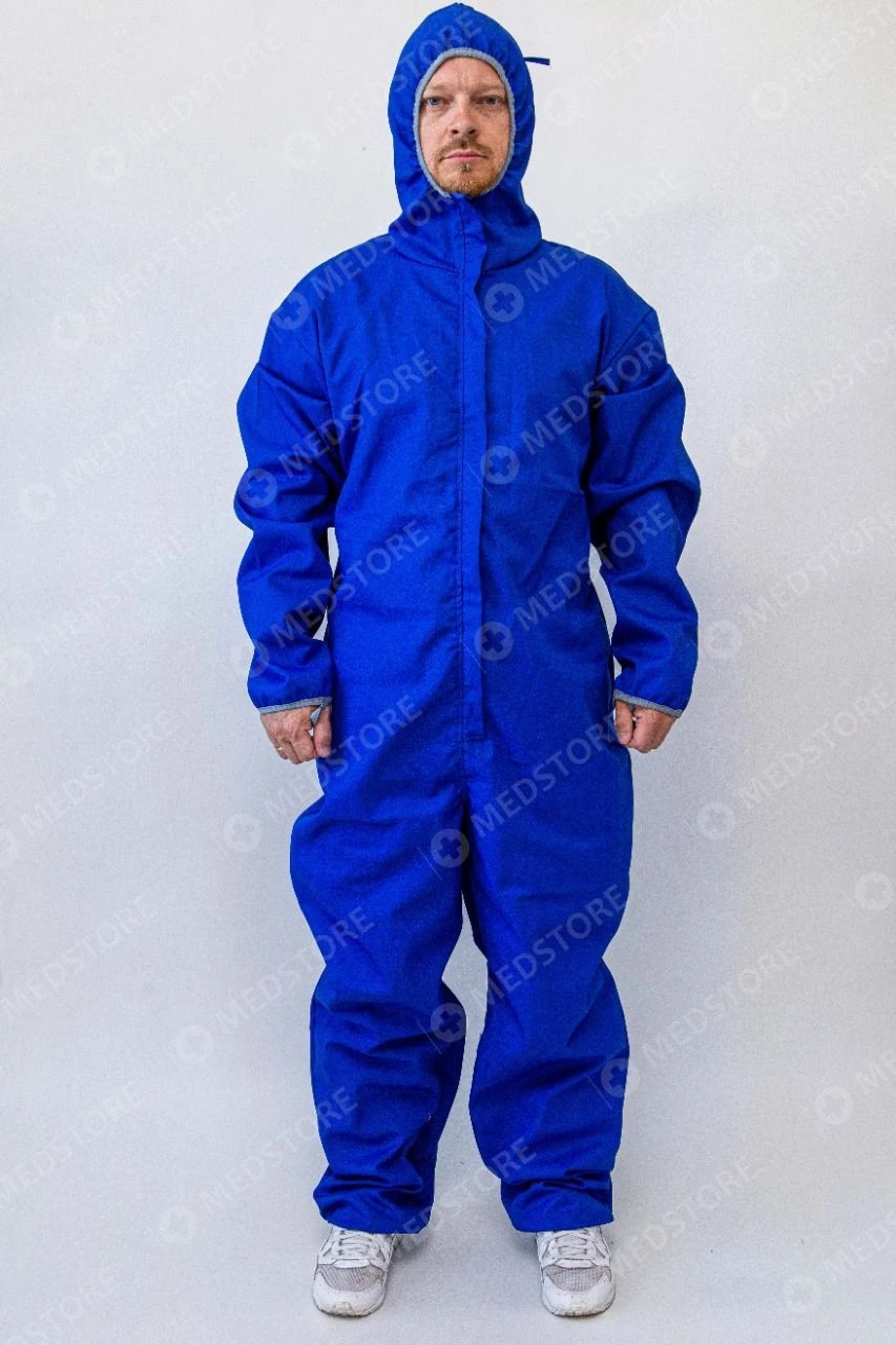 High-Barrier Non-Sterile Reusable Medical Isolation Suit TEM-190