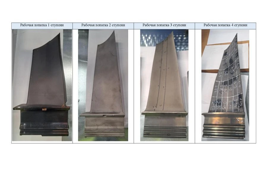 Gas Turbine Blade Set GTE-170.1 (Guide and Working Blades)