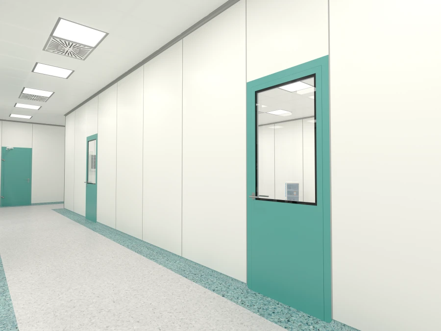 Self-Supporting Sealed Wall Panel for Clean Rooms 2WPS, 2WPL (BG, PHG, EG)