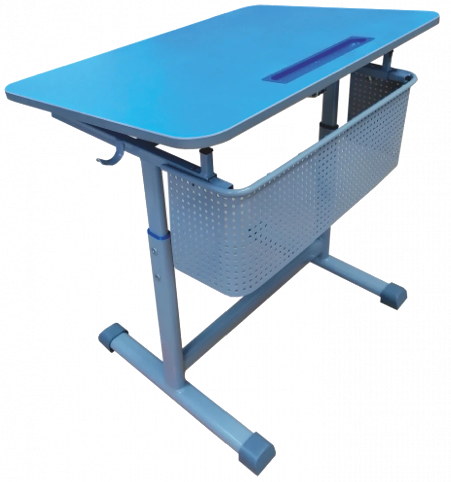 Single Student Desks with Metal Frame and Adjustable Tilt Type II: Sizes 3-7