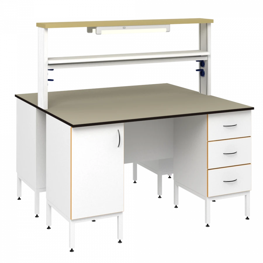 Laboratory Island Table 1500 OFLg - Ideal for Collaborative Work