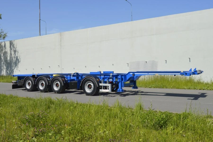 FOX TANK Container Semi-Trailer PZ 877725 Configuration 01 for Container Transport