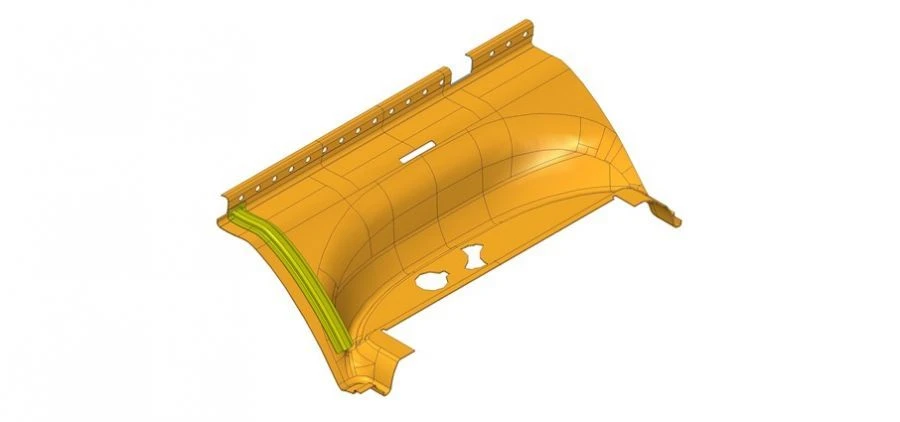 Front Door Drive Panel for LIAS Bus 529265-5702225-03