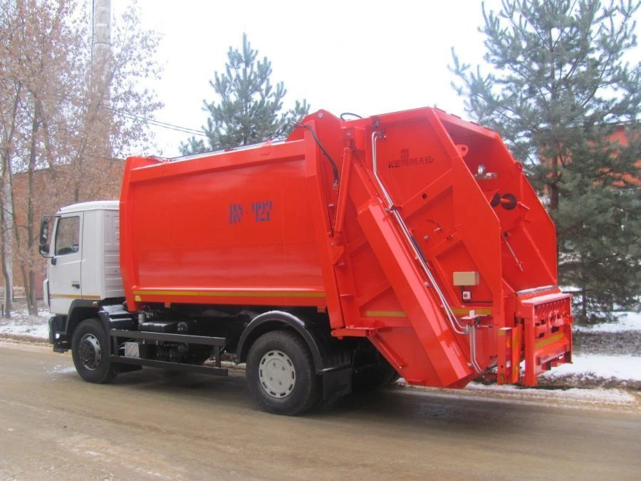 Rear-Loading Garbage Truck KO-427-73 on MAZ-5340C2 Chassis