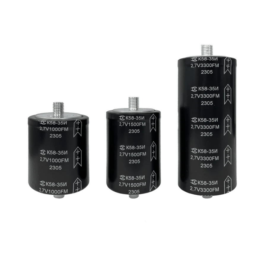 Dual Layer Power Capacitors K58-35 EVAЯ.673623.039ТУ