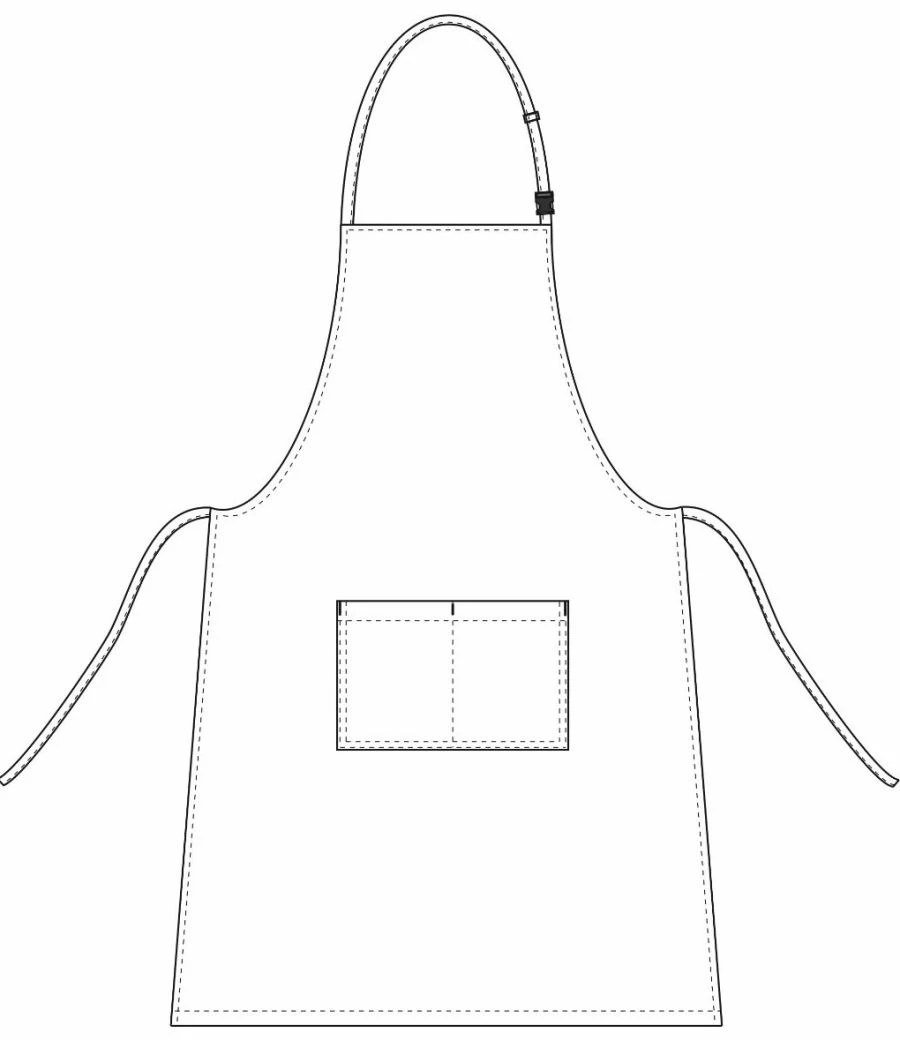 Durable Protective Apron for Industrial Use Against Contaminants and Wear