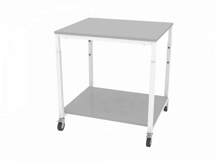 Adjustable Rolling Table for Equipment 700x600x640-800mm