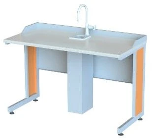 Laboratory Student Table with Edge and Plumbing SLUB-S PF
