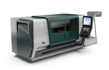 Horizontal CNC Lathe with Rolling Guides SA500F4K