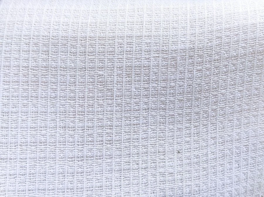 Bleached Cotton Waffle Towel Fabric Art. S 42 BY