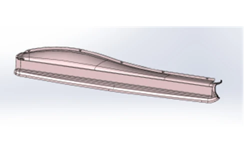 Front window trim panel (without cutout for crossbeam) 5299-5206020-21