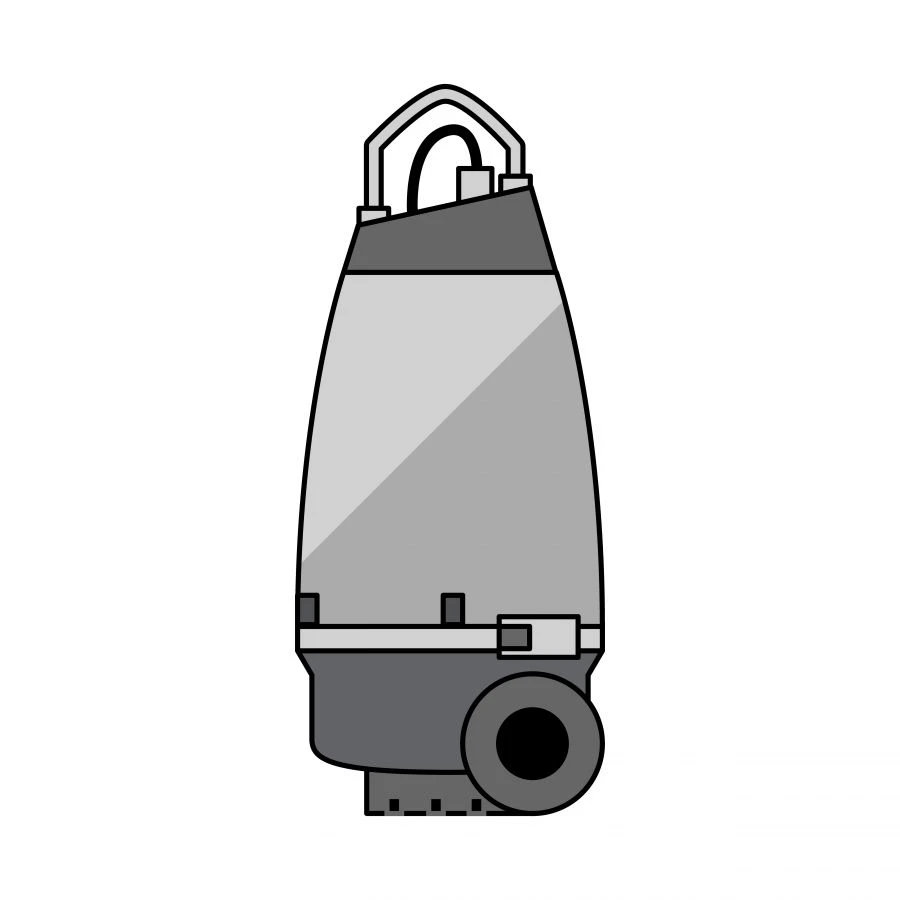 Submersible Centrifugal Pumps with IP68 Protection, Energy-Efficient Motors