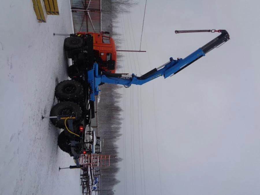 Multifunctional Truck with Hydraulic Crane KMA on KAMAZ 5350 51K10G-LA