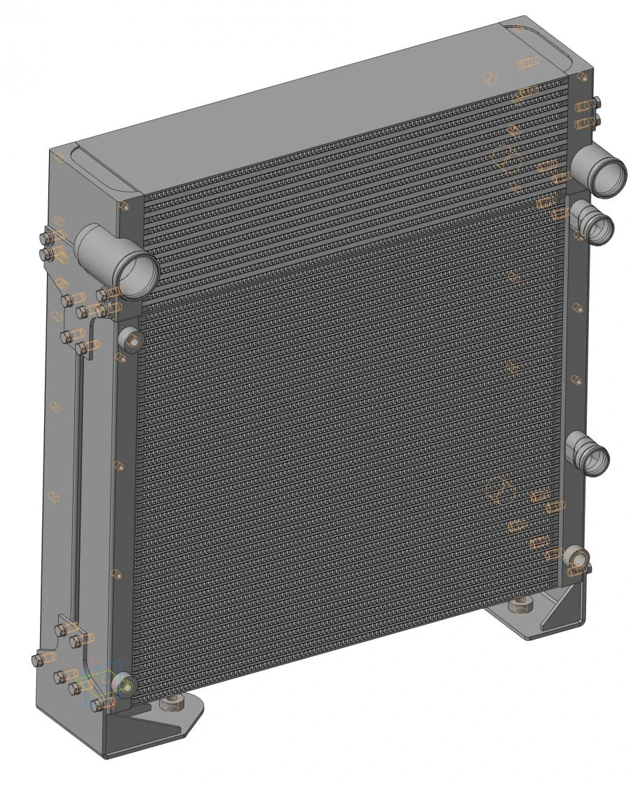 Radiator Block for Engine Cooling BR-540-70.1301.000