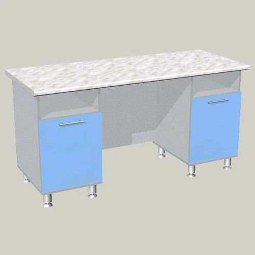 Rectangular Desk with Two Cabinets Model STD-F6