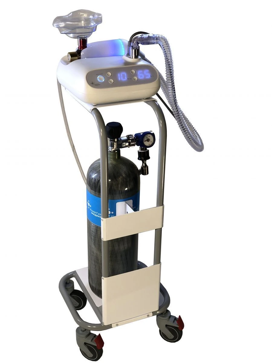 Inhalation Device BreezeLite with Anesthesia Masks Sizes 4, 5, 6