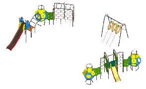 Children's Play Complex for Thematic Games and Physical Development 115.97.10