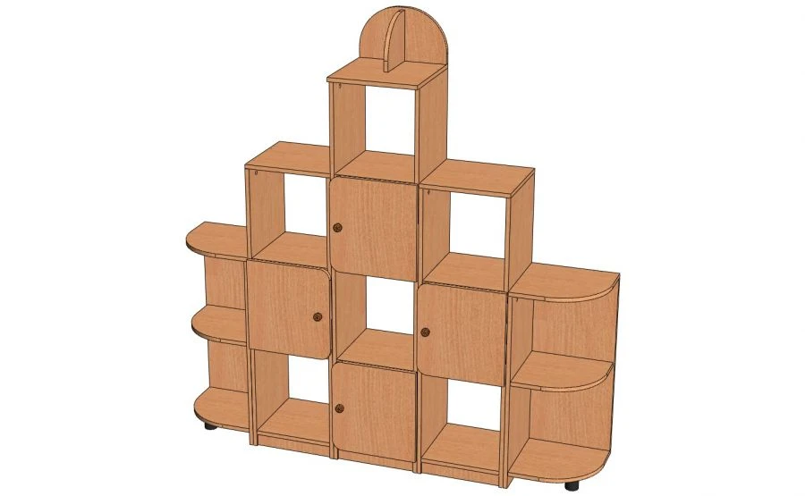 Pyramid Shelving Unit 1 with Model Code S-P1