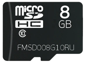 FMSD008G10RU 8GB Micro SDHC Memory Card for Data Storage