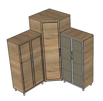 Wall Unit Storage System - Customizable Design