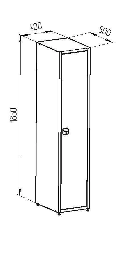 Metal Office Storage Cabinet A-8/0.5