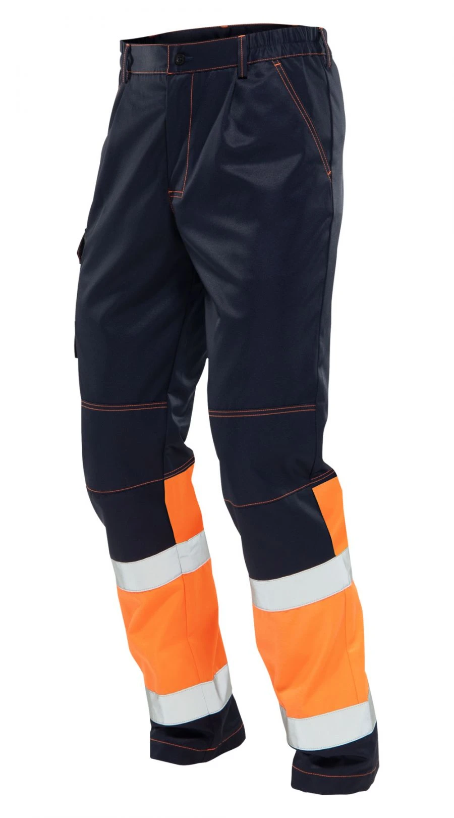 High-Visibility Work Pants for Mechanical Protection, Class 1 REVERSE