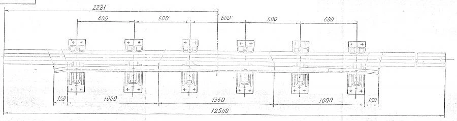 Cross Rail with Counter Rail Type R65 Mark 1/9 (Project 2869.14.000/-01)