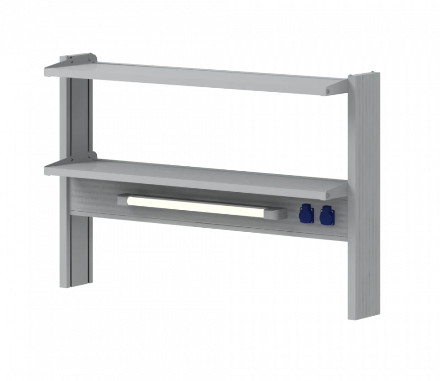 Heavy-Duty Wall-Mounted Shelving Unit 1200 TSP