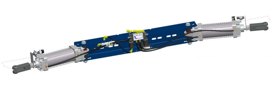 Pneumatic Door Actuator for Vehicles 40N3R63/100T1B000