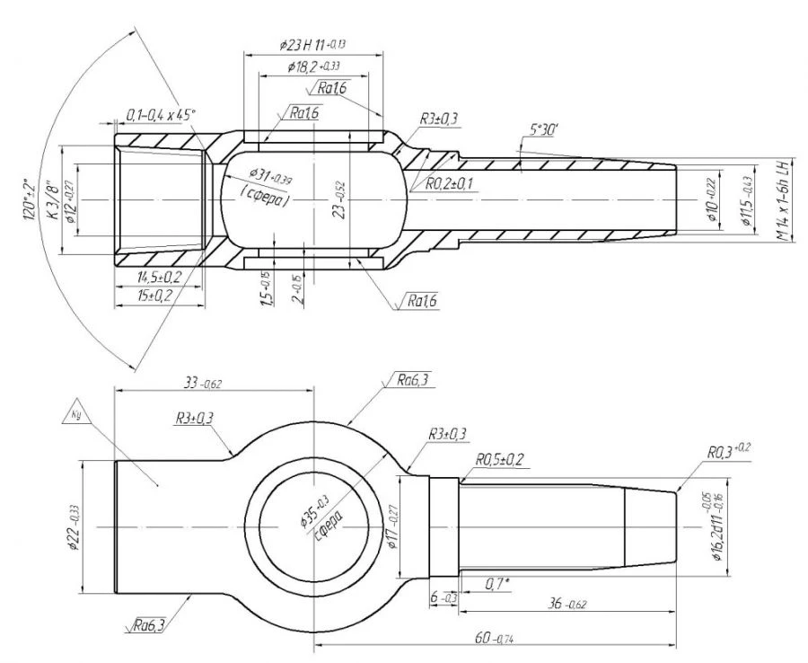 Connecting Fitting in Accordance with ND