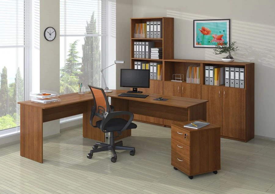 Ergonomic Wooden Office Furniture Set - EKO Collection