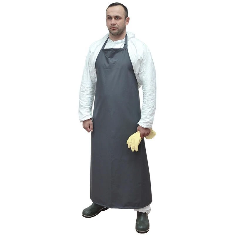 Water-Resistant PVC Protective Apron, K80 Sh50, 140x95 cm, Type B
