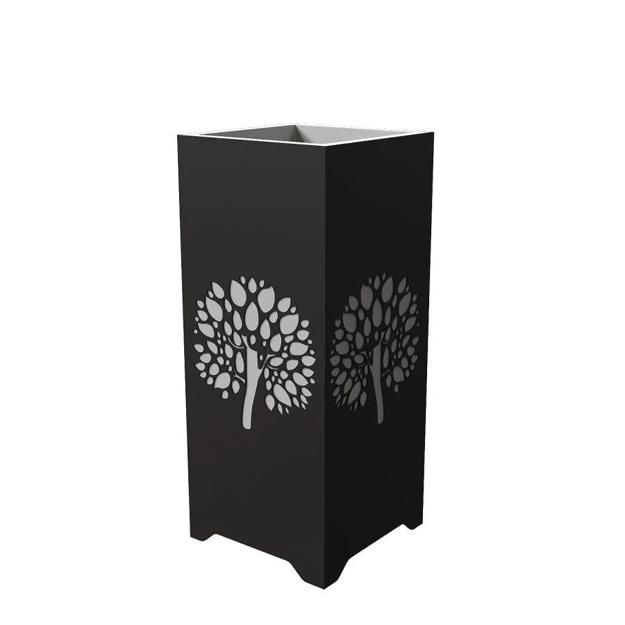 Outdoor Trash Bin with Galvanized Steel Frame LG1058
