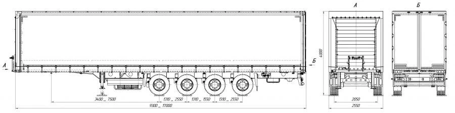 Heavy-Duty Semi-Trailer Production Model 924313