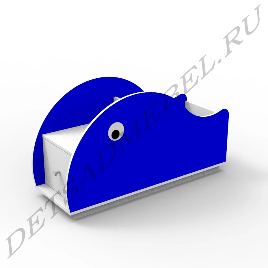 Whale-Shaped Toy Storage Shelf 3.5 Kit