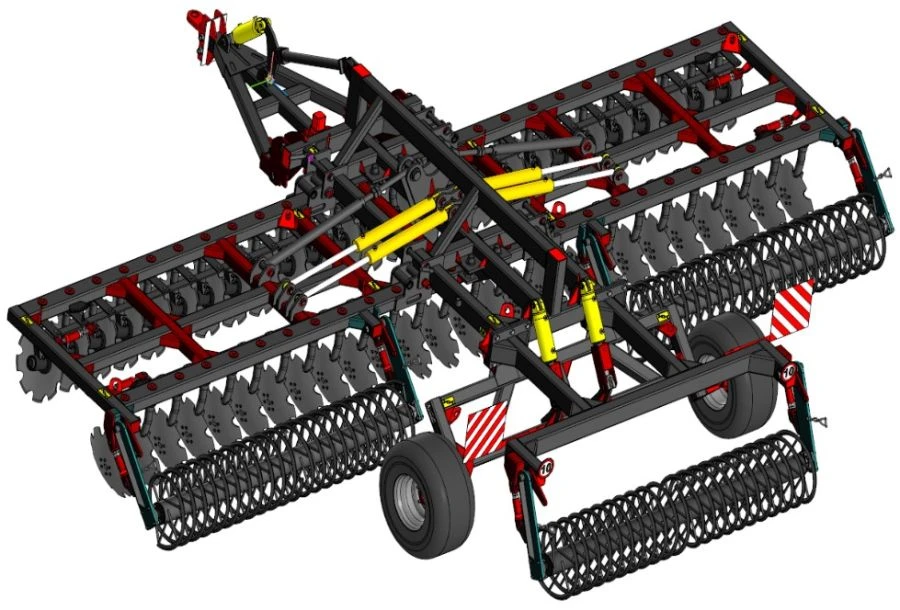 Disc Harrow with Chain Roller BД-8x2PG