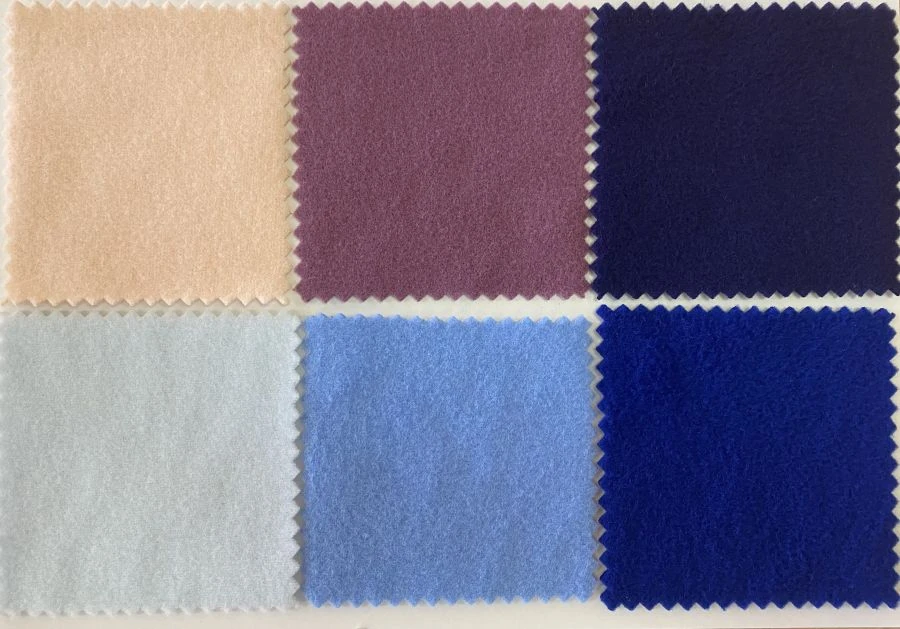 One-Sided Fleece Knitted Fabric, 100% Polyester, Art. 1F0140