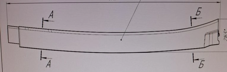 Right Rear Column Cover ABS Plastic SI-KTU-1.06.01.024