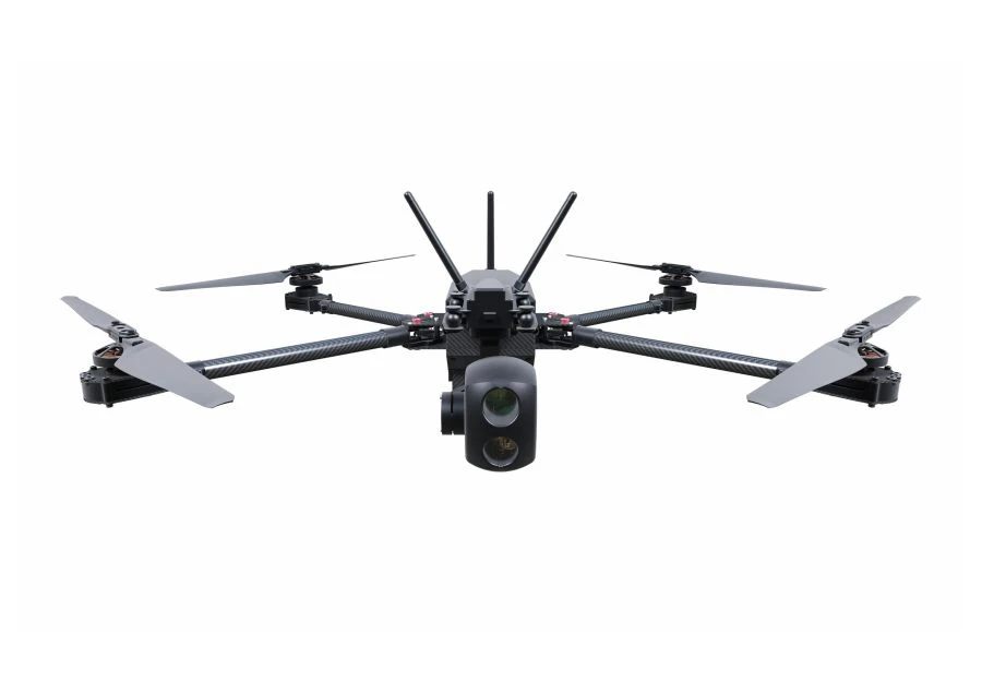 Unmanned Aerial Complex with Drones X4