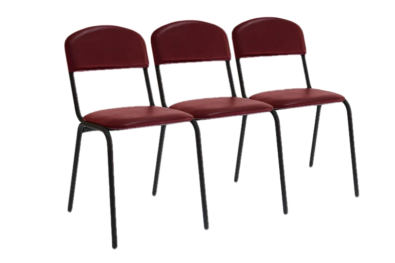 RS 01.00.00Kх3 Triple Section Chair for Auditoriums and Waiting Rooms