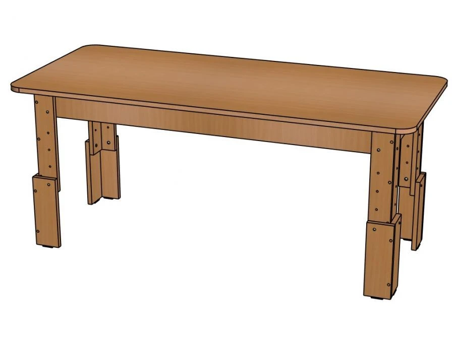Rectangular Table No. 2 for Preschool Activities SD28