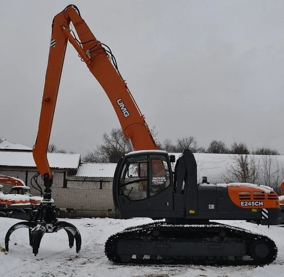 E245CH Crawler Loader Excavator with Grapple and Rotator