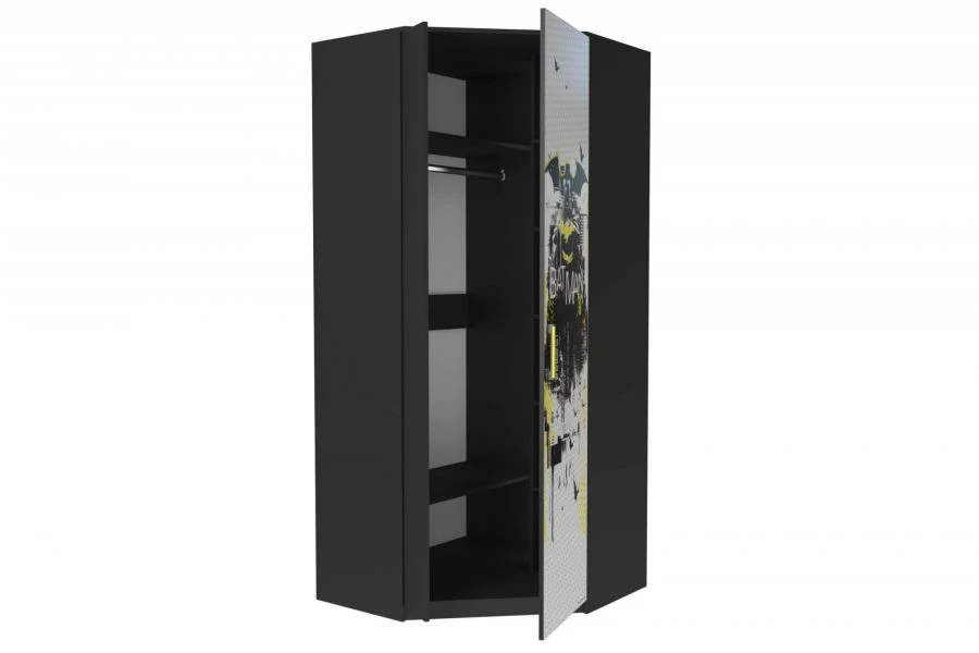 Corner Cabinet Facade Batman LD.519050.000 M (White/Black)