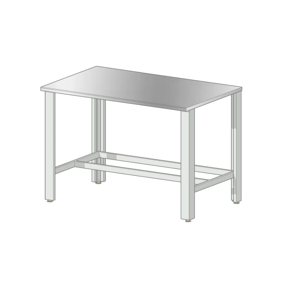 Adjustable Workbench 1200x750 mm with Height of 850 mm