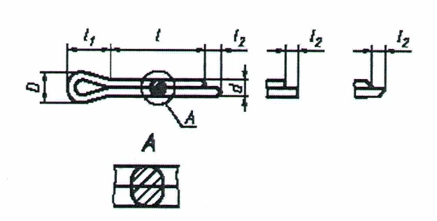 GOST 397-79 Cotter Pins for Securing Low-Load Components