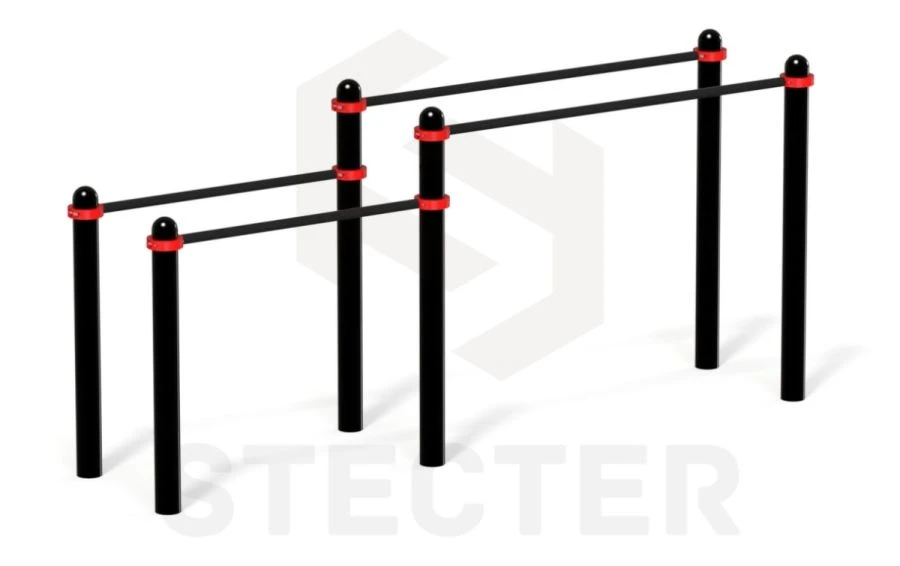 Adjustable Double Parallel Bars for Workout Training