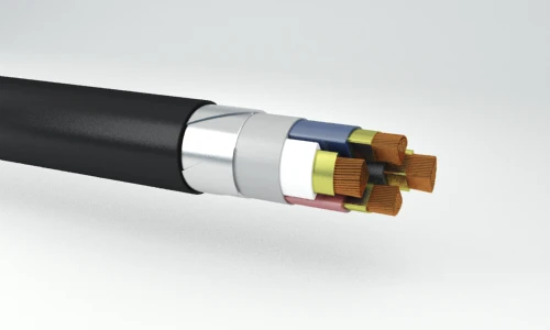 Fire-Resistant Power Cables with Copper Conductors and Plastic Insulation