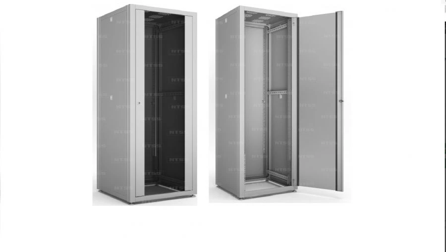 19" едене шкаф "СТАНДАРТ" 47U 800x800 мм, алдыңғы есік шыны, бүйір қабырғалары алынбалы