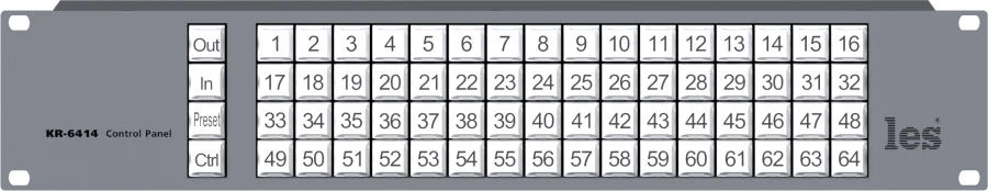 Control Panel for Matrix Switchers KR-6414